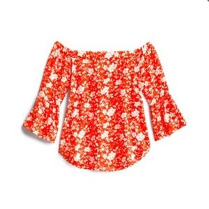 Off the Shoulder Floral Top